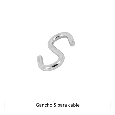 Gancho S para cable