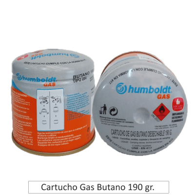 Cartucho Gas Butano 190 gr