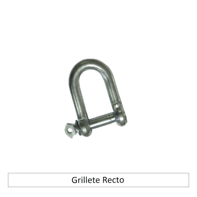 Grillete recto