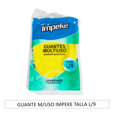 Guante M/Uso Latex Amarillo Impeke