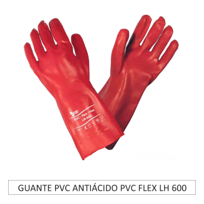Guante Antiácido PVC FLEX LH 600