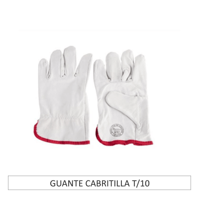 GUANTE CABRITILLA TALLA 10 sin Forro