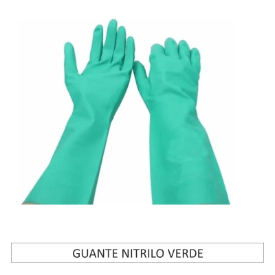 GUANTE NITRILO VERDE FLEX