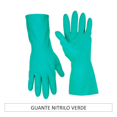 GUANTE NITRILO VERDE FLEX