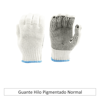 Guante Hilo Pigmentado Normal