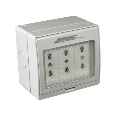 TOMACORRIENTE TRIPLE 10/16A