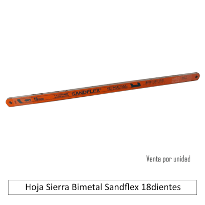 Hoja Sierra Bimetal Sandflex 18dientes