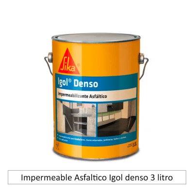 Impermeable Asfaltico Igol denso 3 litro