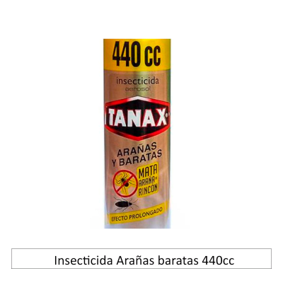 Insecticida Arañas baratas 440cc