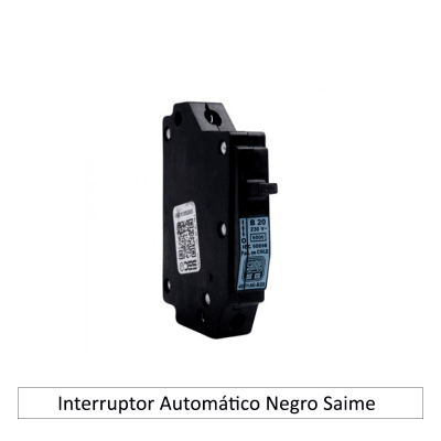 Interruptor Automático Negro Saime