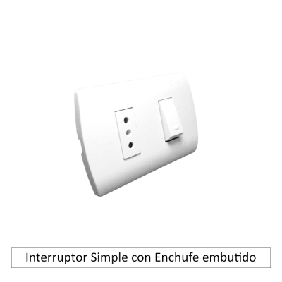 Interruptor Simple con Enchufe