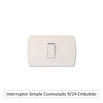 Interruptor Simple Conmutado 9/24