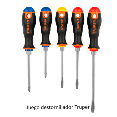 Juego destornillador Truper