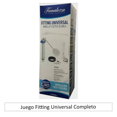 Juego Fitting Universal Completo