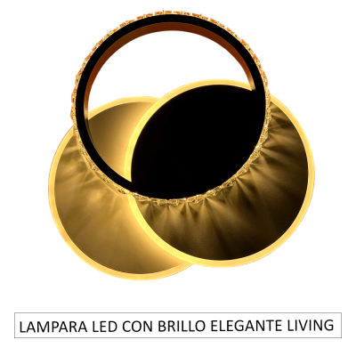 LAMPARA LED CON BRILLO ELEGANTE LIVING