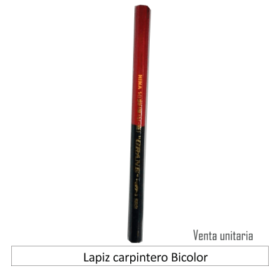 Lapiz carpintero Bicolor