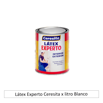 Latex Experto Ceresita x Litro Blanco