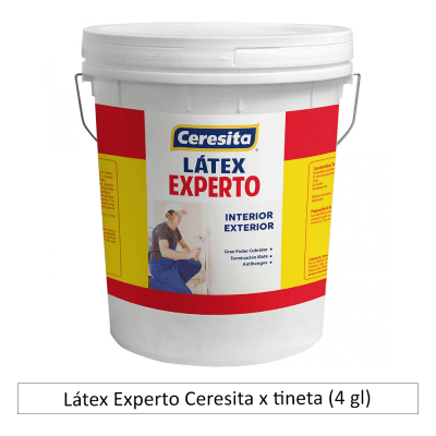 Latex experto Ceresita x tineta Blanco