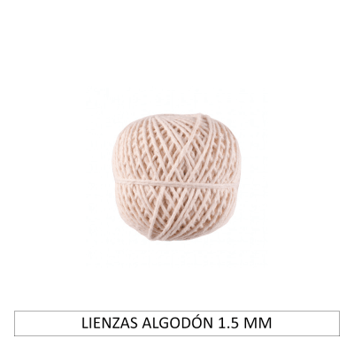 LIENZAS ALGODON 1,5 MM.