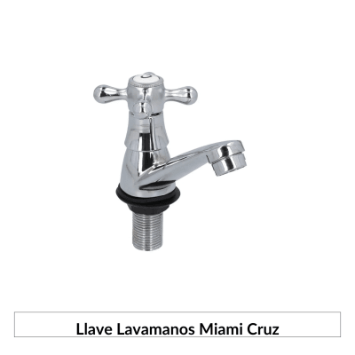 Llave Lavatorio Cruz