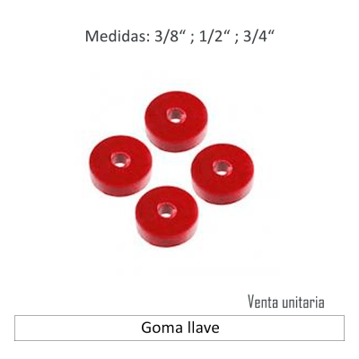 Goma llave