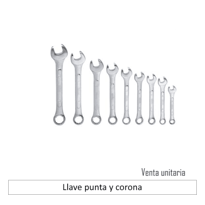 Llave punta y corona