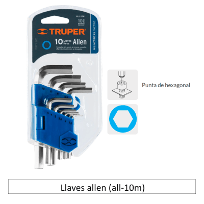 Llaves allen (all-10m)