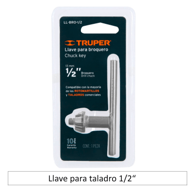 Llave para taladro 1/2
