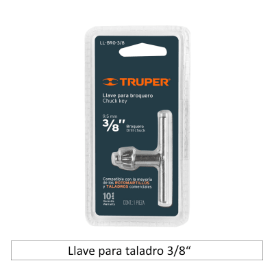 Llave para taladro 3/8