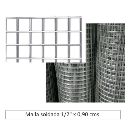 Malla soldada 1/2