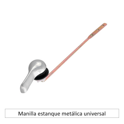 Manilla estanque metálica universal