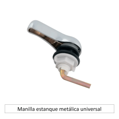 Manilla estanque metálica universal