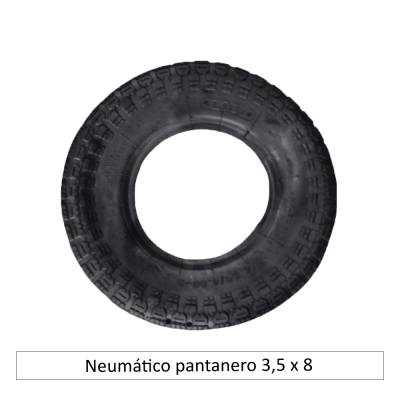 Neumático pantanero 3,5 x 8