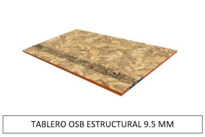 TABLERO OSB ESTRUCTURAL 9,5MM