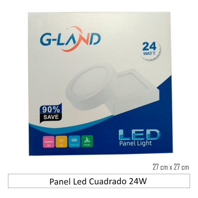 Panel Led Cuadrado 24W