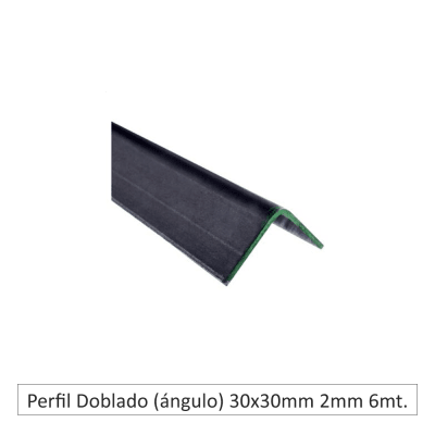 Perfil Doblado (ángulo) 30 x 30 mm x 2mm x 6mts.