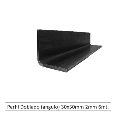 Perfil Doblado (ángulo) 30 x 30 mm x 2mm x 6mts.