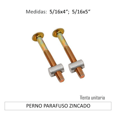 PERNO PARAFUSO ZINCADO