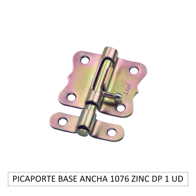 PICAPORTE BASE ANCHA 1076 ZINC DP 1 UD