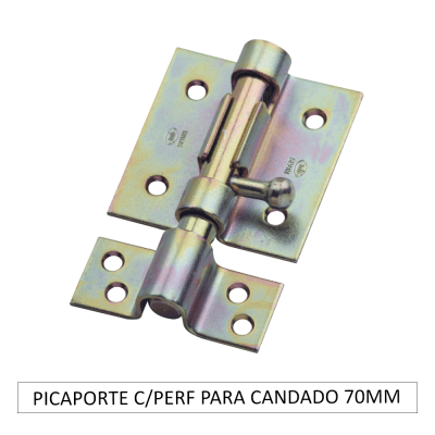 PICAPORTE C/PERF PARA CANDADO 70MM
