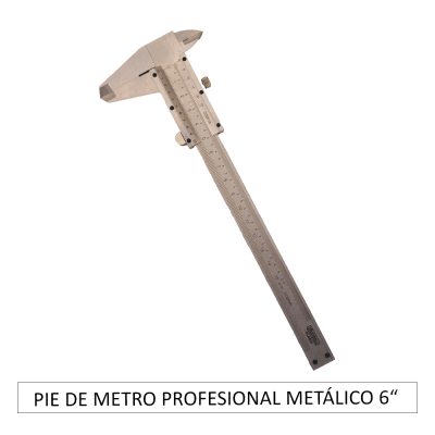 PIE DE METRO PROFESIONAL METÁLICO 6
