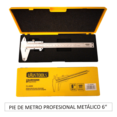 PIE DE METRO PROFESIONAL METÁLICO 6