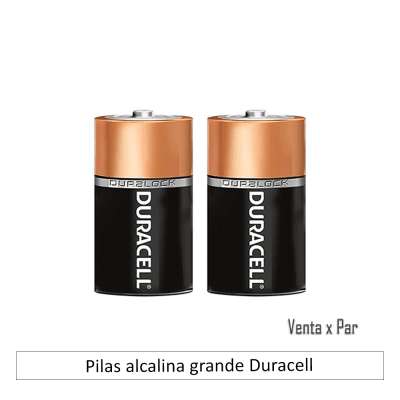 Pilas alcalina grande Duracell