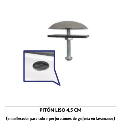 PITON LISO  4,5 cm