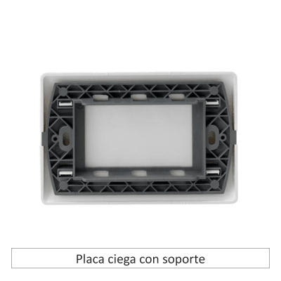 Placa ciega c/soporte