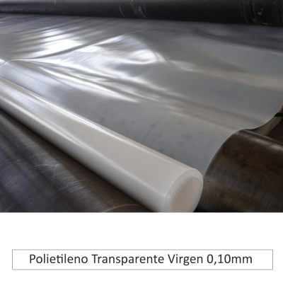 Polietileno Transparente Virgen 200 doble x 0,10mm