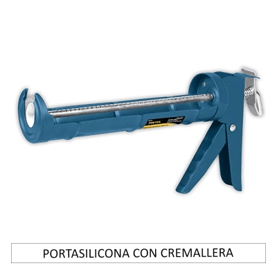 PORTASILICONA CALAFETEADORA CON CREMALLERA