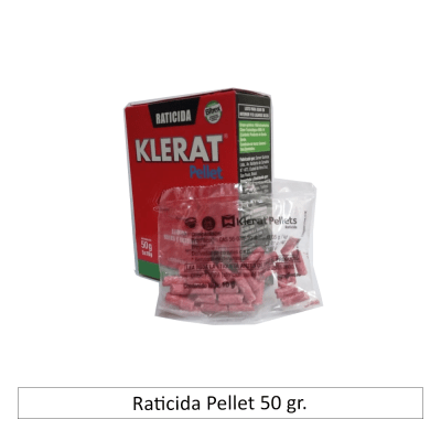 Raticida Pellet 50 gr.