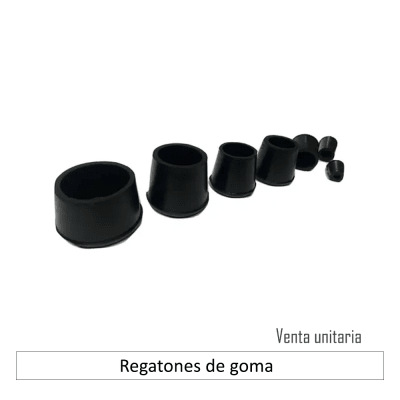 Regatones de goma