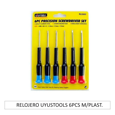 RELOJERO UYUSTOOLS 6PCS M/PLAST.
